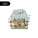 Ver imagem 1 de Adesivo de Parede Infantil Arco Decorativo Animais da Floresta - Painel
