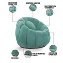 Ver imagem 3 de Sofá 2 Lugares com Poltrona Orgânica Fixa Cloud Bouclê E03 - D’Rossi