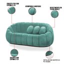 Ver imagem 2 de Sofá 2 Lugares com Poltrona Orgânica Fixa Cloud Bouclê E03 - D’Rossi