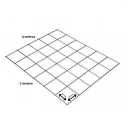 Malha Pop Leve 2x3 Bitola 3.4mm Malha 20x20 Gerdau - 3