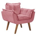 Ver imagem 1 de Poltrona Opala Rosa Base Palito