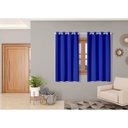 Ver imagem 2 de Cortina Oxford 2,80m X 1,80m Apartamento para Sala Quarto Janela Cozinha Decorativa Azul