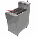 Ver imagem 3 de Fritadeira Zona Fria a Gás Split Fg25s Skymsen - 2 Tanques Independentes 12,5l Total Inox Cap/ 2kg D