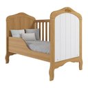 Ver imagem 6 de Jogo de Quarto Infantil Cômoda Encanto e Berço Harmonia Nature/branco - Permóbili Baby