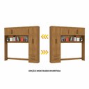 Ver imagem 7 de Guarda Roupa Modulado com Cama Paris 5 Portas 2 Gavetas