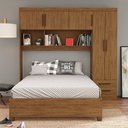 Ver imagem 1 de Guarda Roupa Modulado com Cama Paris 5 Portas 2 Gavetas