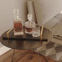 Ver imagem 2 de Bandeja Decorativa 25x50cm Borda Infinita Preta Com Alça Cobre