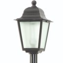 Ver imagem 2 de 2 Luminárias de Chão para Jardim Pretas Postes Coloniais Dital Linha Soberana Área Externa