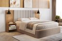 Ver imagem 1 de Painel Cama Box Casal Everest com 2 Mesa de Cabeceira Nh Rei de Casa Cumaru/Fendi