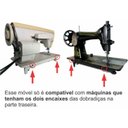 Ver imagem 2 de Gabinete Movel Maquina Costura Elgin Singer Cinza-nacional