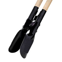 Cavadeira Standard Articulada Cabo em Madeira Encerado 120cm Minasul - 2