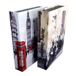 Caixas Livro Porta Objeto Decorativa Londres Harley - 2