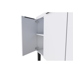 Gabinete Armário Cozinha Jupter Cozimax 2.00 Mt 100% Aço P/ Pia -Balção 200 cm -4 Portas- 3 Gavetas  - 5