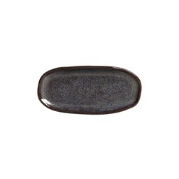 CONJUNTO C/ 4 TRAVESSAS OVAL RASA MINI ORGÂNICO TITANIUM 16,5x8 cm - 1