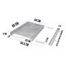Grelha Inox Parrilheira Argentina 60x50 * - 2