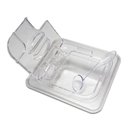 Ver imagem 2 de Conj 4 Cuba Gastronômica em Policarbonato Gn 1/6x100 Mm 1,5 Litros + Tampa Poli Flip Dobradiça Cambr