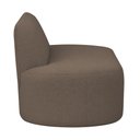 Ver imagem 3 de Sofá Reto 02 Lugares 150cm Mônaco Bouclé Marrom - Nexta Casa