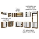 Ver imagem 5 de Armário de Cozinha Completa de Canto 499cm Rustic/Branco Stella Madesa 02