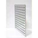 Ver imagem 6 de Chuveiro Ducha 20x20 Inox Slim Cromado Suporte Redondo Area Externa Banheiro Piscina Banho