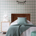 Ver imagem 1 de Cabeceira Solteiro Dupla Tacha Luxo Estofada Com Tachas - Suede Marrom