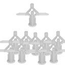 Ver imagem 2 de Kit 20 Parafuso + 20 Buchas Plásticas para Drywall 15 a 23mm