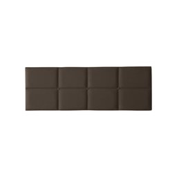 Cabeceira Painel Cama Box Queen 1,60m Estofada Belize Veludo Marrom - 3