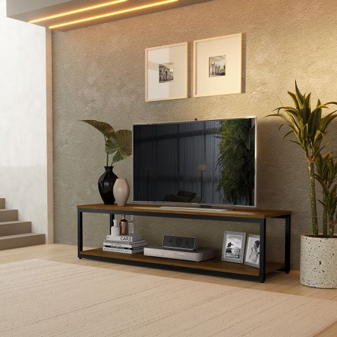 Rack Munique Estilo Industrial Klm Móveis