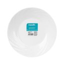 Ver imagem 2 de Prato Fundo de Vidro Opaline Jasmim 23,5cm 6 Unidades - Nadir 5842