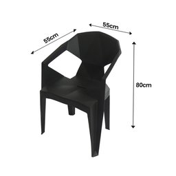 Jogo Mesa Industrial Diamond 1,60m e 6 Cadeiras Área Gourmet Movelaria Leal Mesa de Jantar Estilo In - 5