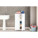 Ver imagem 2 de Balcão Lavanderia Limeira 99 2 Portas C- Rodízio Branco - Politorno