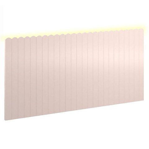 Painel Decorativo Farm 225x109x37 Cm Rose com Led - Matic