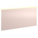 Ver imagem 1 de Painel Decorativo Farm 225x109x37 Cm Rose com Led - Matic