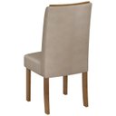 Ver mais imagens de Kit 4 Cadeiras De Jantar 31073 Freijo Veludo Creme DJ Moveis