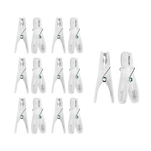 Prendedor de Roupa Formato Anatomico Transparente 36un