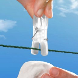 Prendedor de Roupa Formato Anatomico Transparente 36un - 4