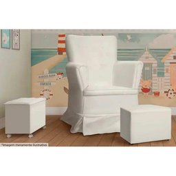 Multiuso de Quarto Bebê Baú Elô Guarda Tudo Branco/Bege - Peroba - 4