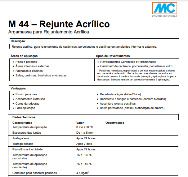 Rejunte Acrílico Premium - 1kg - Pronto Uso:Preto - 5