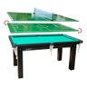 Mesa 3 em 1 - Sinuca/ping Pong/futebol Botão Procópio - Verde - 1