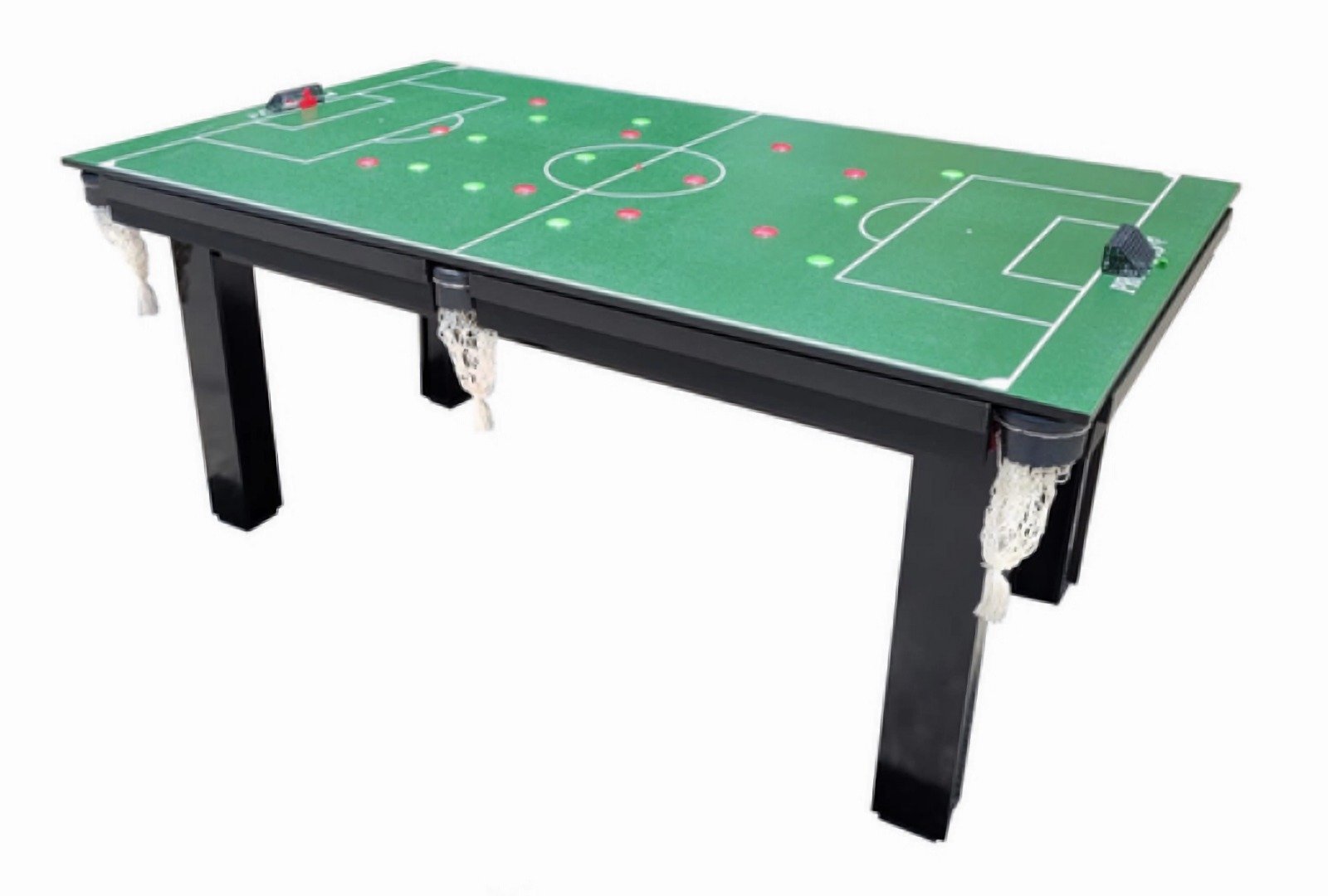 Mesa 3 em 1 - Sinuca/Ping Pong/Futebol Botão Procópio - Verde - 2