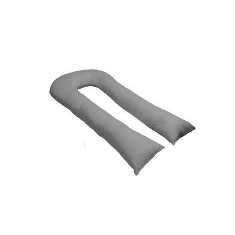 Travesseiro Gigante Formato U 140x70cm Happy Line - Branco