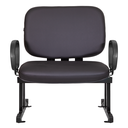 Ver imagem 2 de Cadeira Escritório Plus Size Fixa Braço 220kg