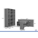 Ver imagem 2 de Quarto Modulado Casal 10 Peças Liga QM39 Canela Kappesberg