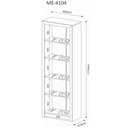 Ver imagem 4 de Estante 4 Prateleiras Tecno Mobili - Branco