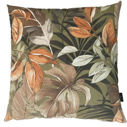 Capa de Almofada Impermeável Antiácaro Folhagens Marrom Área Externa 45cmx45cm - 4