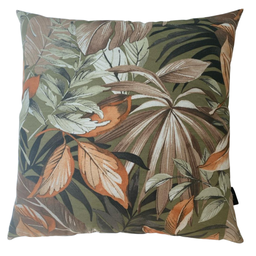 Capa de Almofada Impermeável Antiácaro Folhagens Marrom Área Externa 45cmx45cm - 3