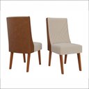 Ver imagem 3 de Mesa de Jantar com 6 Cadeiras Glamour Topazio Off White Vier Blonde / Off White