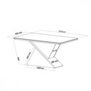 Ver imagem 4 de Mesa de Jantar com 6 Cadeiras Glamour Topazio Off White Vier Blonde / Off White