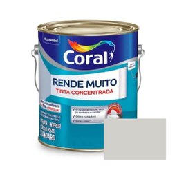 Tinta Acrílica Acabamento Fosco Rende Muito Concentrada Crômio 3,2 litros Coral - 1