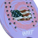 Ver imagem 3 de Raquete Beach Tennis Carbono 3k Wbt com Capa - Desempenho Profissional para Tênis de Praia