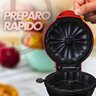 Mini Máquina Bolo Caseiro Antiaderente Portátil 110v Vermelho - 5